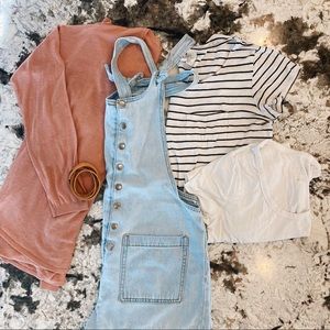 4 piece BUNDLE casual essentials outfit set